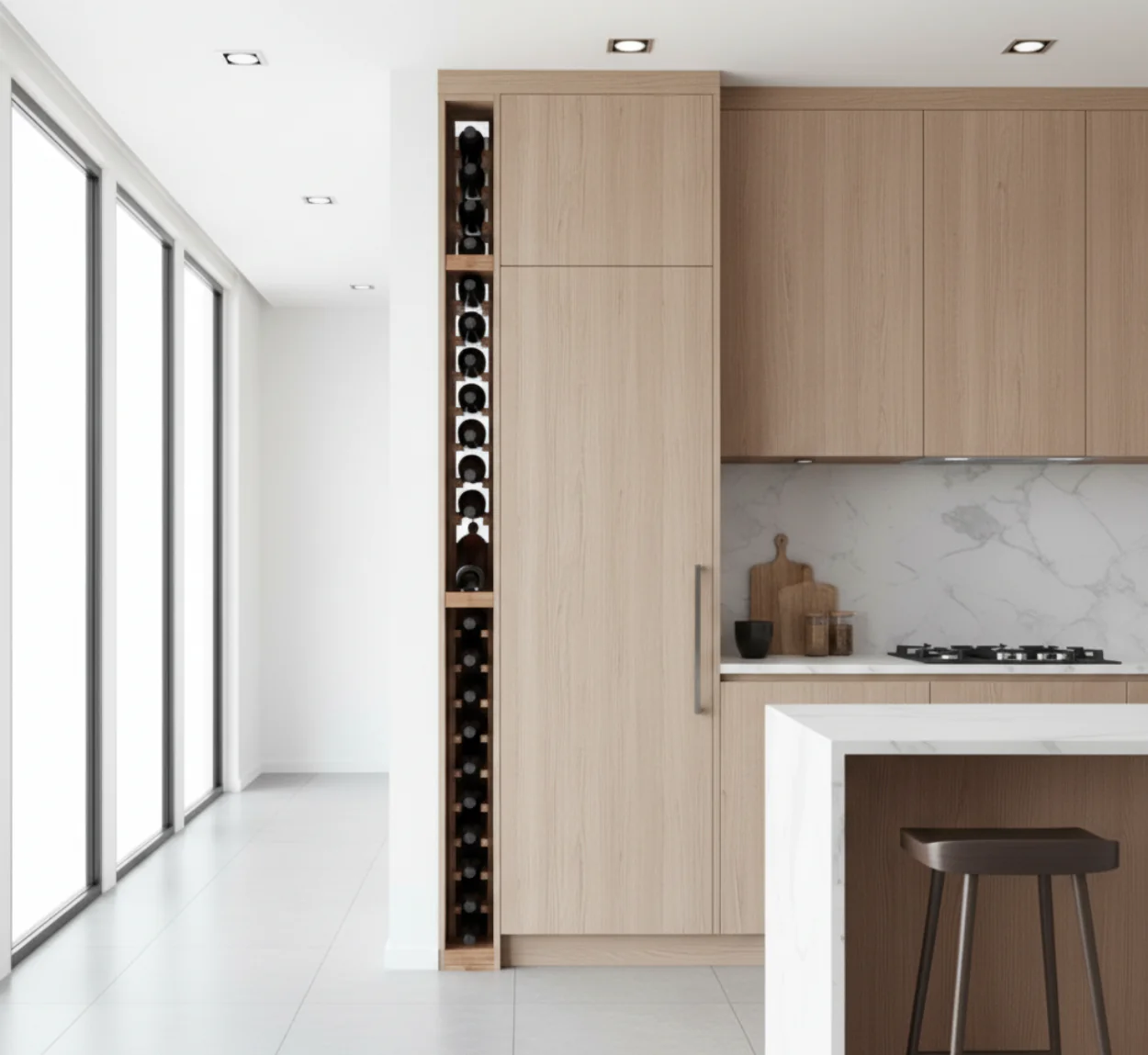 Wine Rack Kit with Display Row Single Column - Image 3