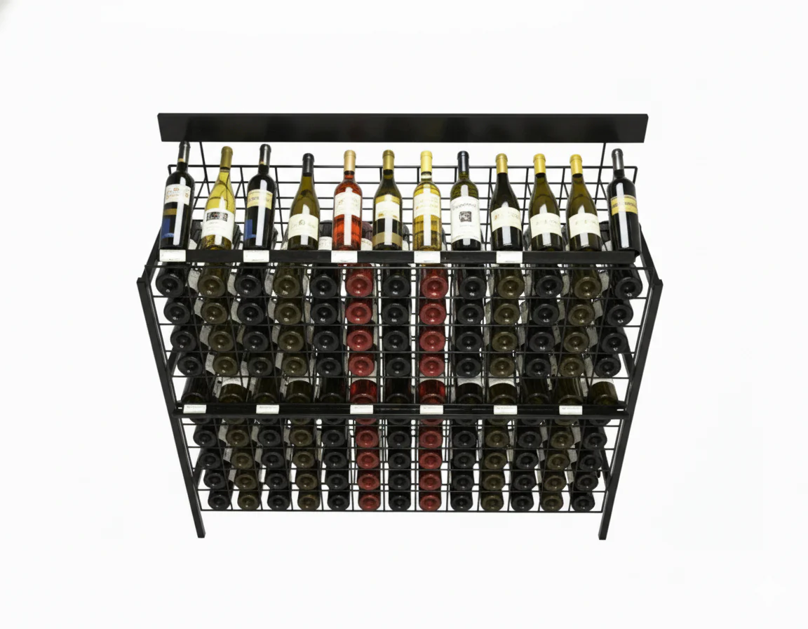 Wire Retail Standard Bottle Wine Rack Display | 144 Bottles - Image 3