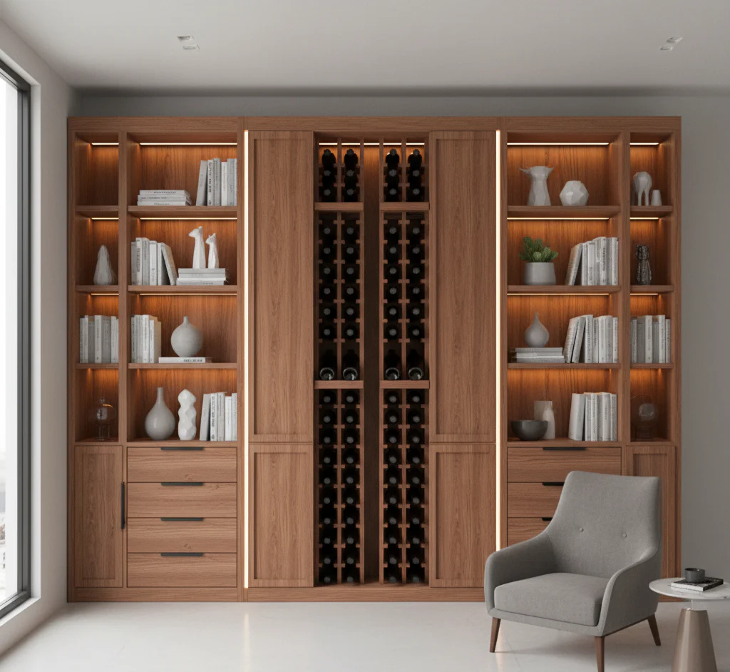 Wine Rack Kit with Display | 8ft 46 Bottle - Image 3