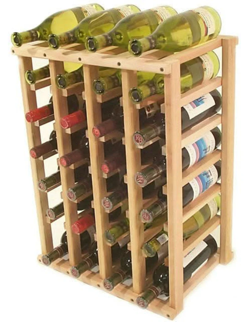 Compact Solid Wood Wine Rack Perfect for Multi Bottle Display in Kitchen, Cellar, and Retail Spaces - Image 5