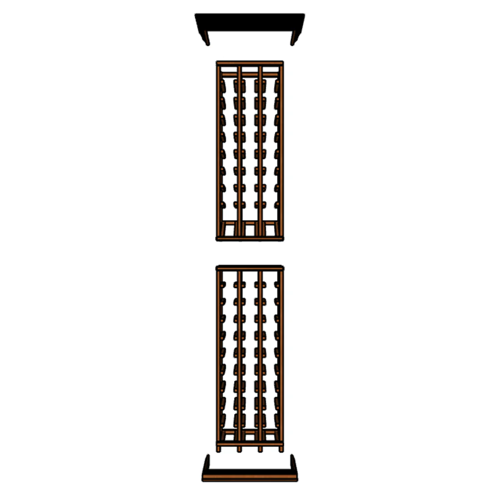 Wood Wine Racking System with Presentation Row - Image 5