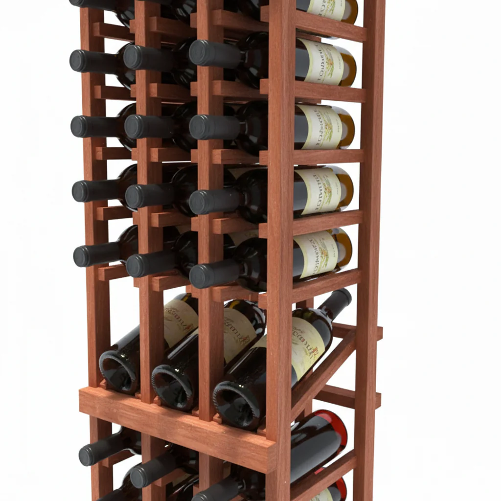 Wine Rack Kit with Display | 69 Bottle 8ft - Image 3