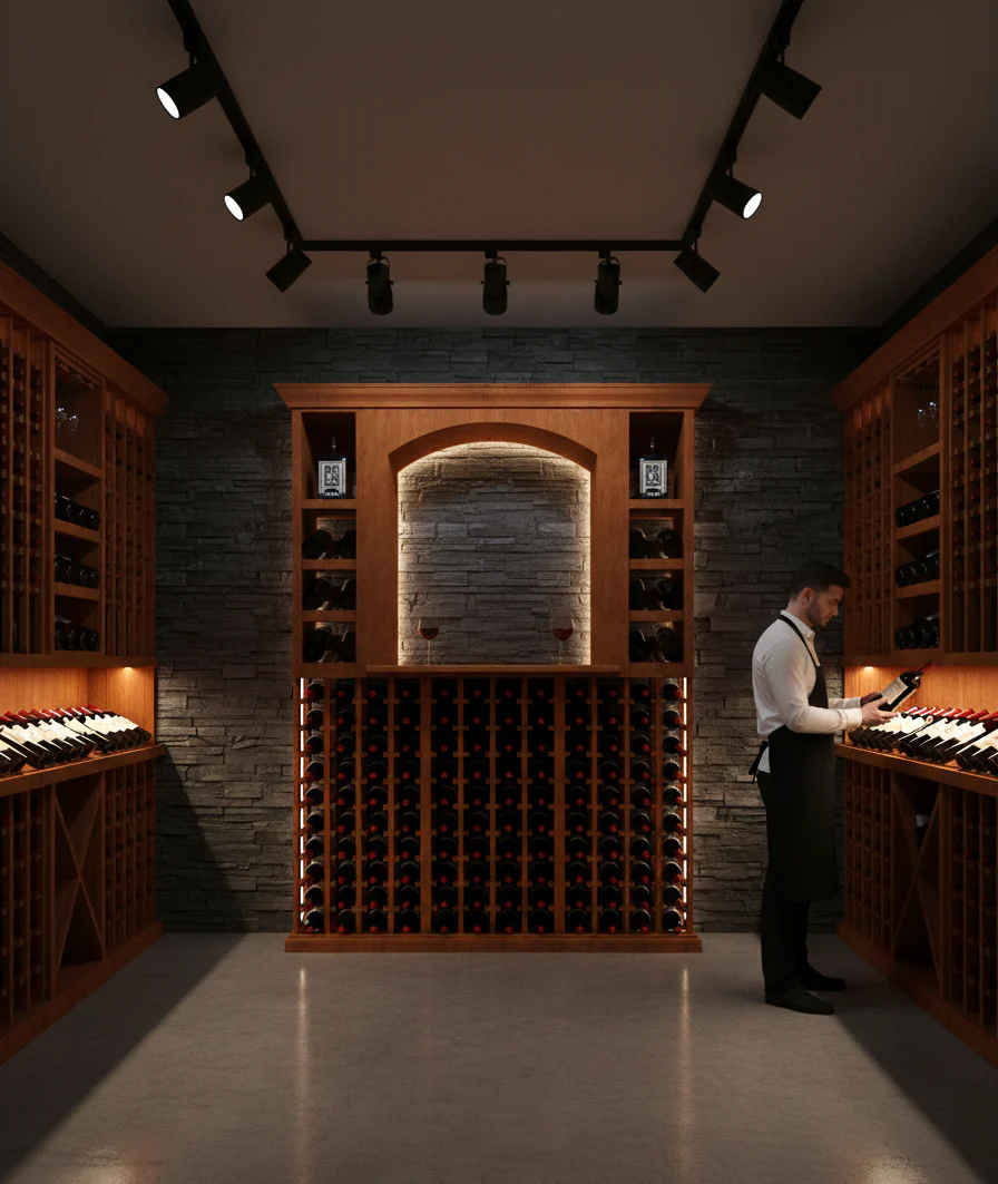 4 Foot Wine Cellar Storage System | 124 Bottle Capacity - Image 3