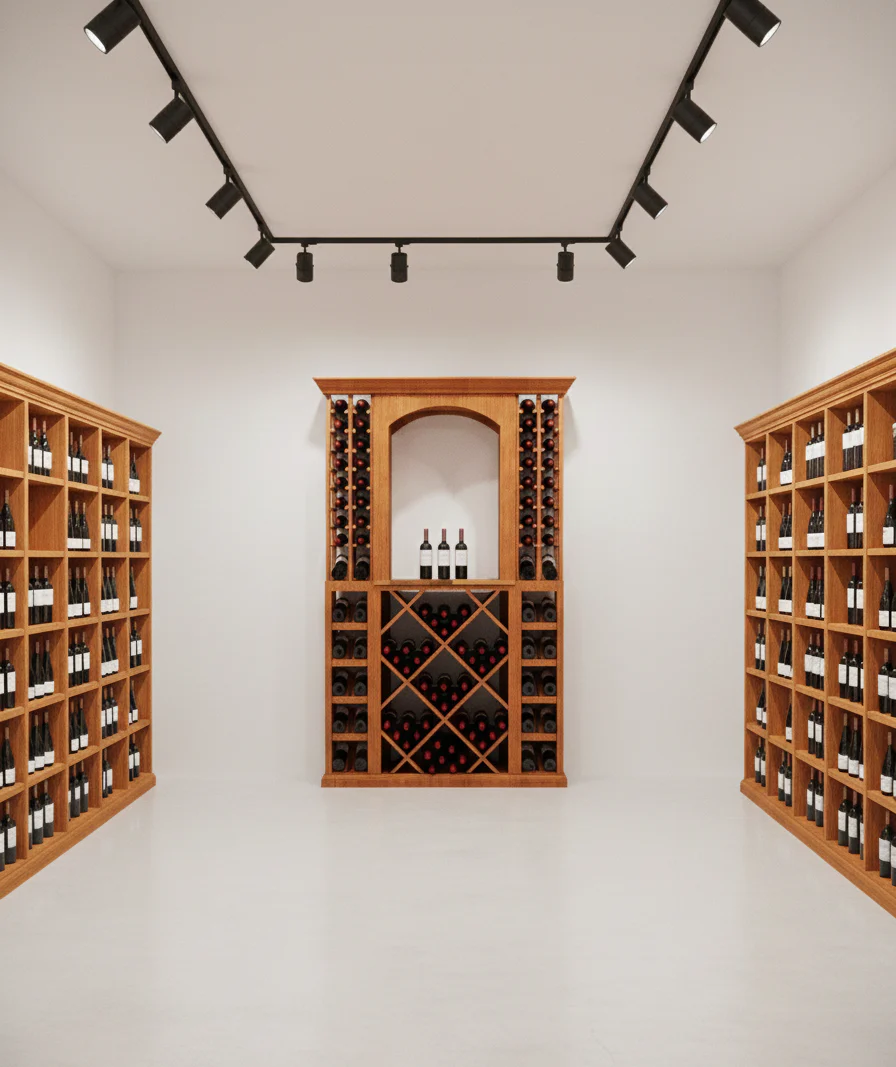 4 Foot Wine Cellar Storage System | 134 Bottle Capacity - Image 3