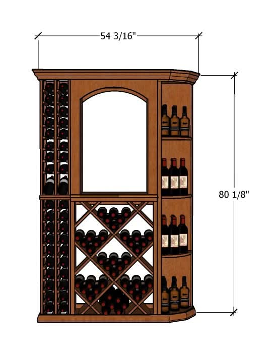 4 Foot Wine Cellar Storage System | 148 Bottle Capacity - Image 5