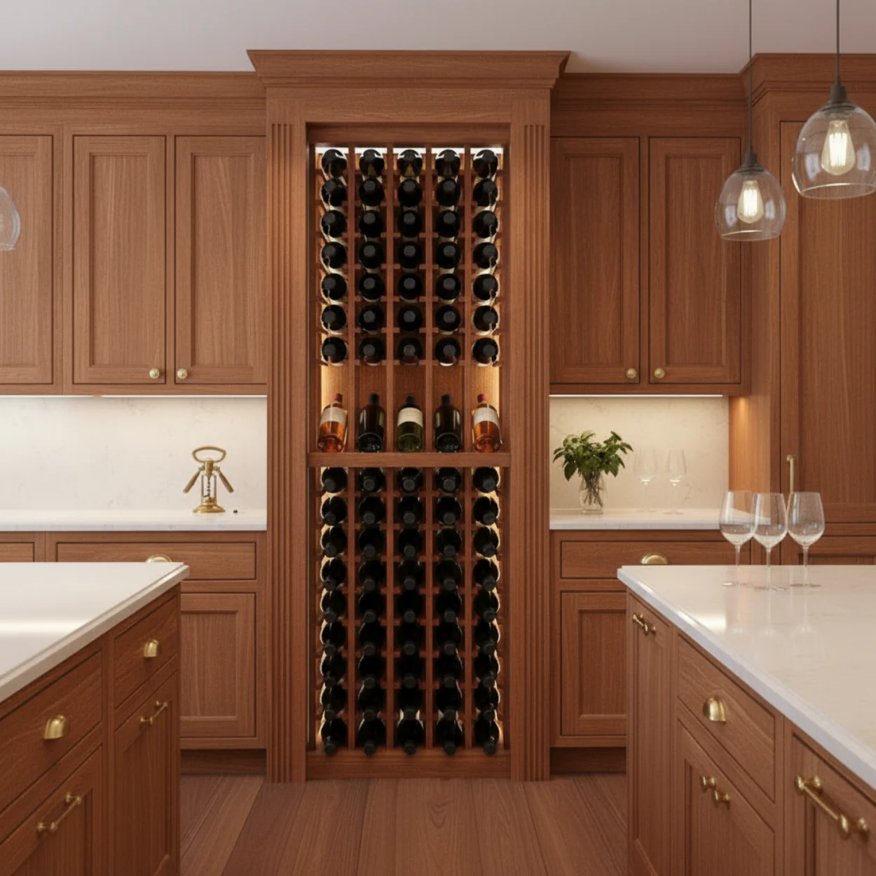 Multi Column Wine Racking System | Bottle Storage with Display - Image 3