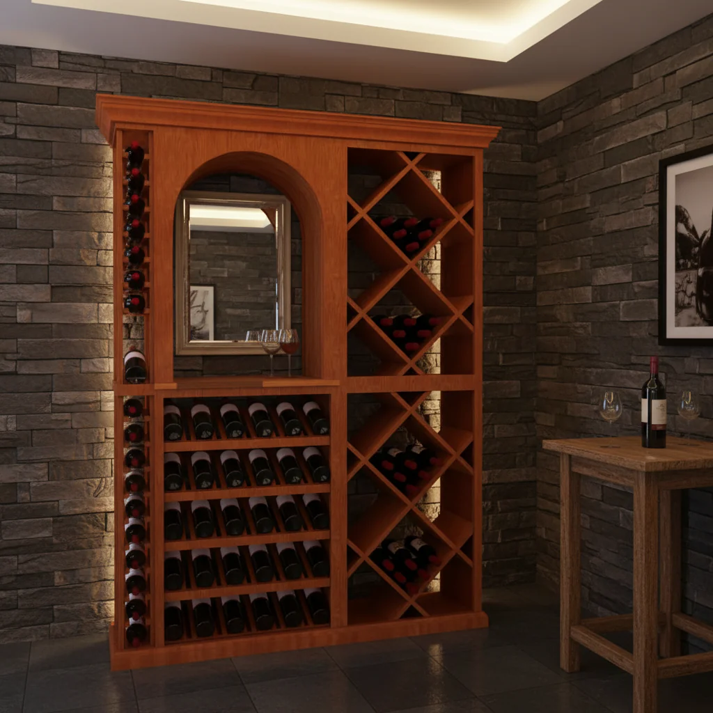6 Foot Wine Cellar Storage System | 178 Bottle Capacity - Image 3