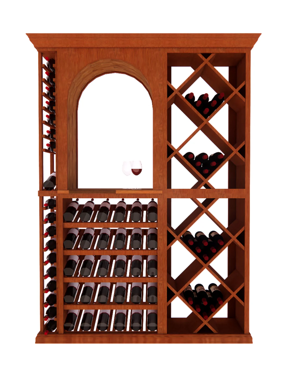 6 Foot Wine Cellar Storage System | 178 Bottle Capacity - Image 7