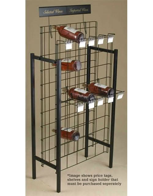 Wire Magnum Bottle Metal Retail Wine Rack | 50 Bottles - Image 4