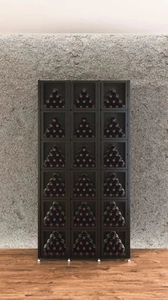 Case & Crate Locker 6 Kit | Freestanding Wine Bottle Storage with Secure Backs - Image 3