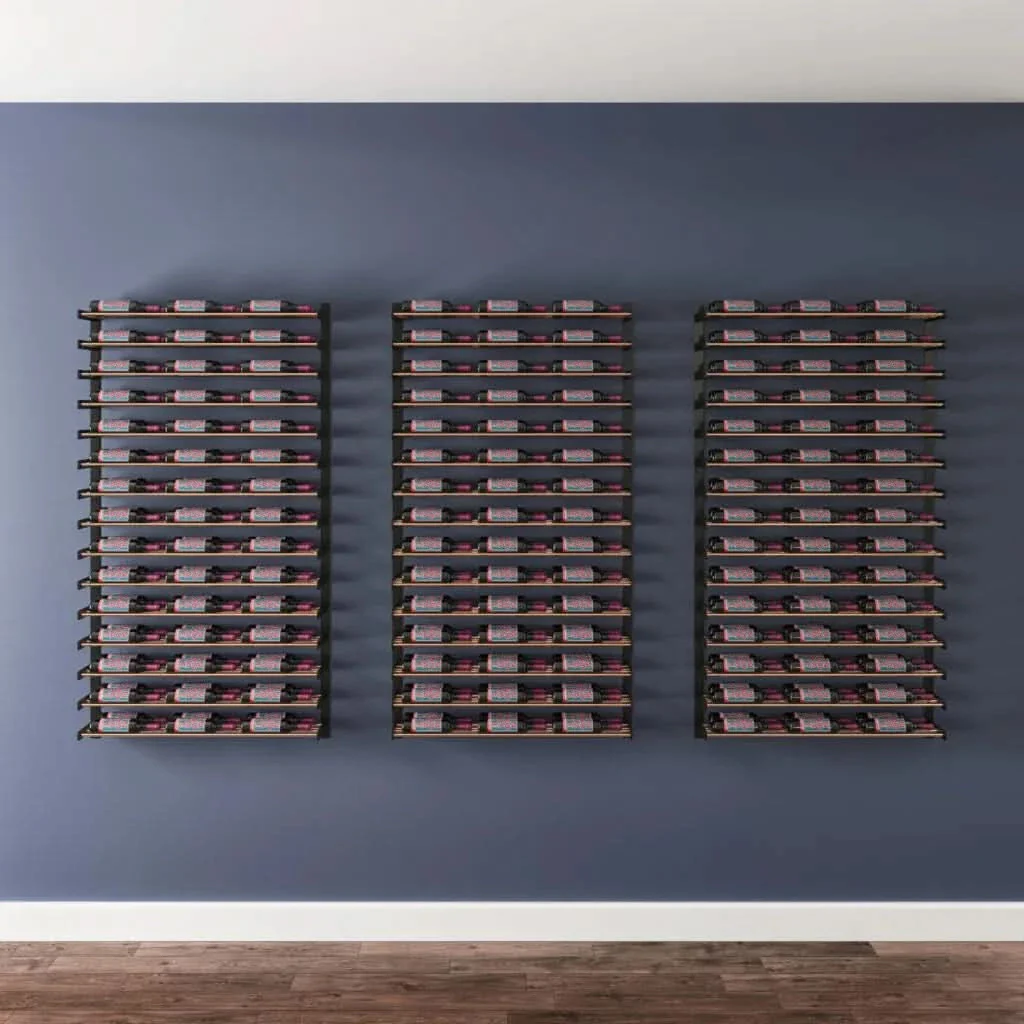 Evolution Wine Wall 15 3C Wall Mounted Metal Wine Rack - Image 3