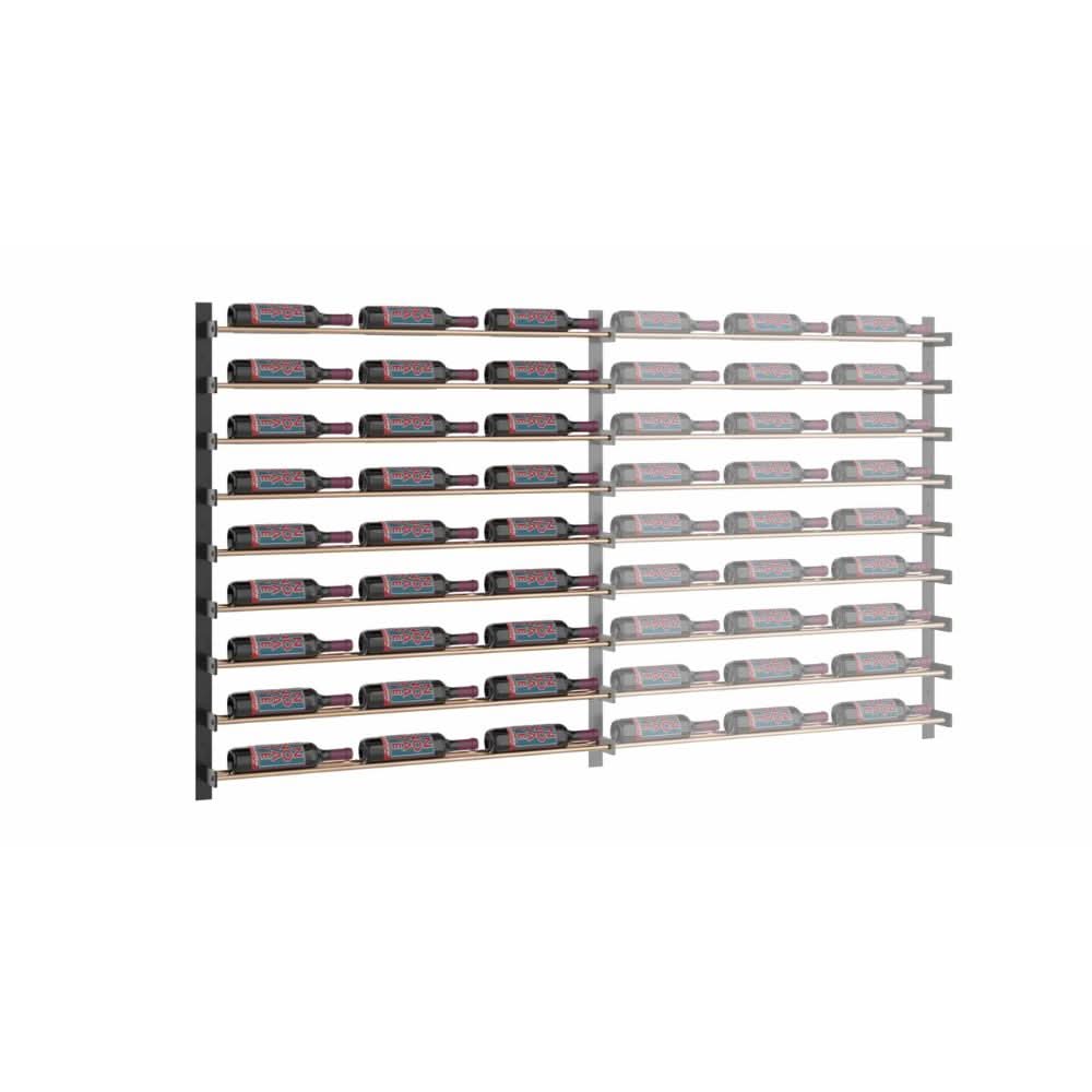 Evolution 45" 3 Column Wine Wall Extension Mounted Metal Rack Expansion Pack - Image 10