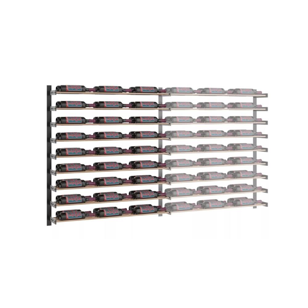 Evolution 45" 3 Column Wine Wall Extension Mounted Metal Rack Expansion Pack - Image 11