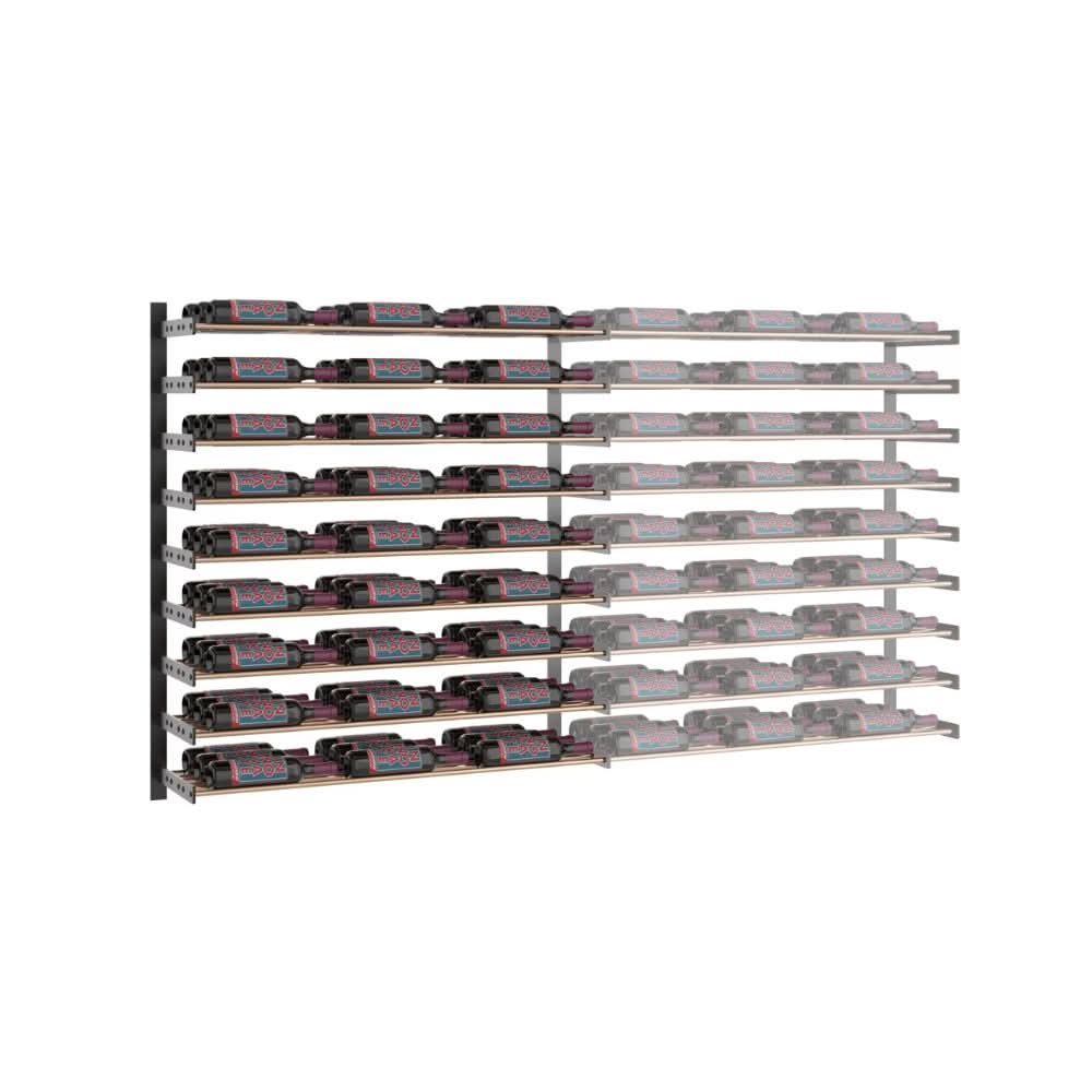 Evolution 45" 3 Column Wine Wall Extension Mounted Metal Rack Expansion Pack - Image 12