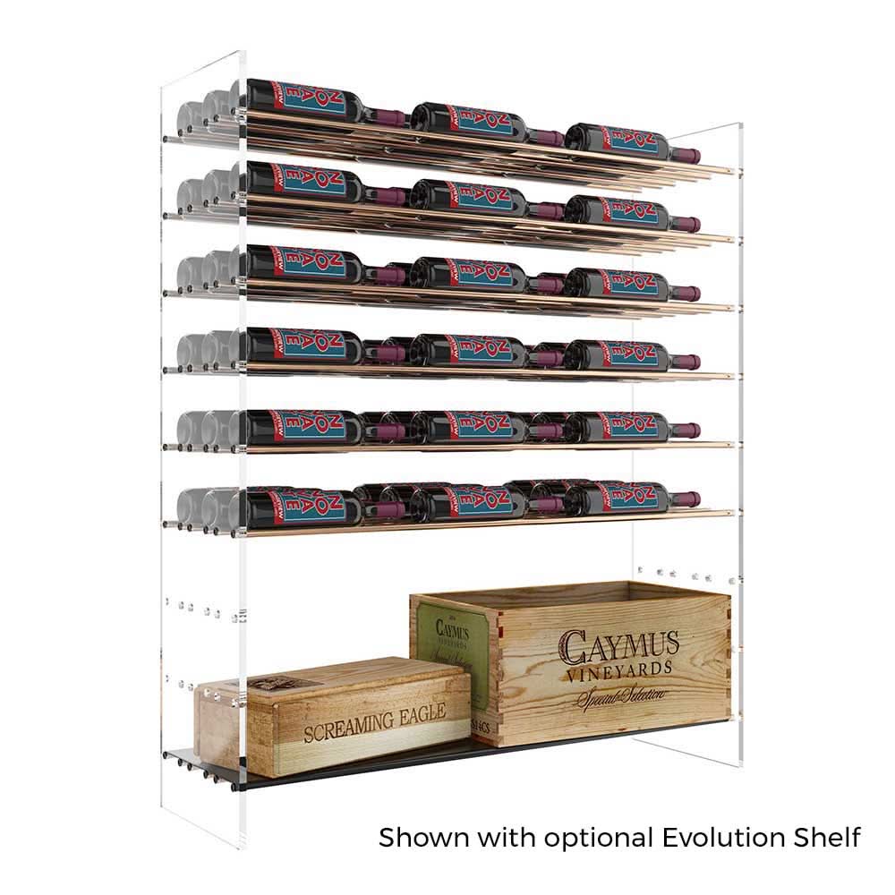 Evolution Wine Tower 47in Metal and Acrylic Wine Rack - Image 6