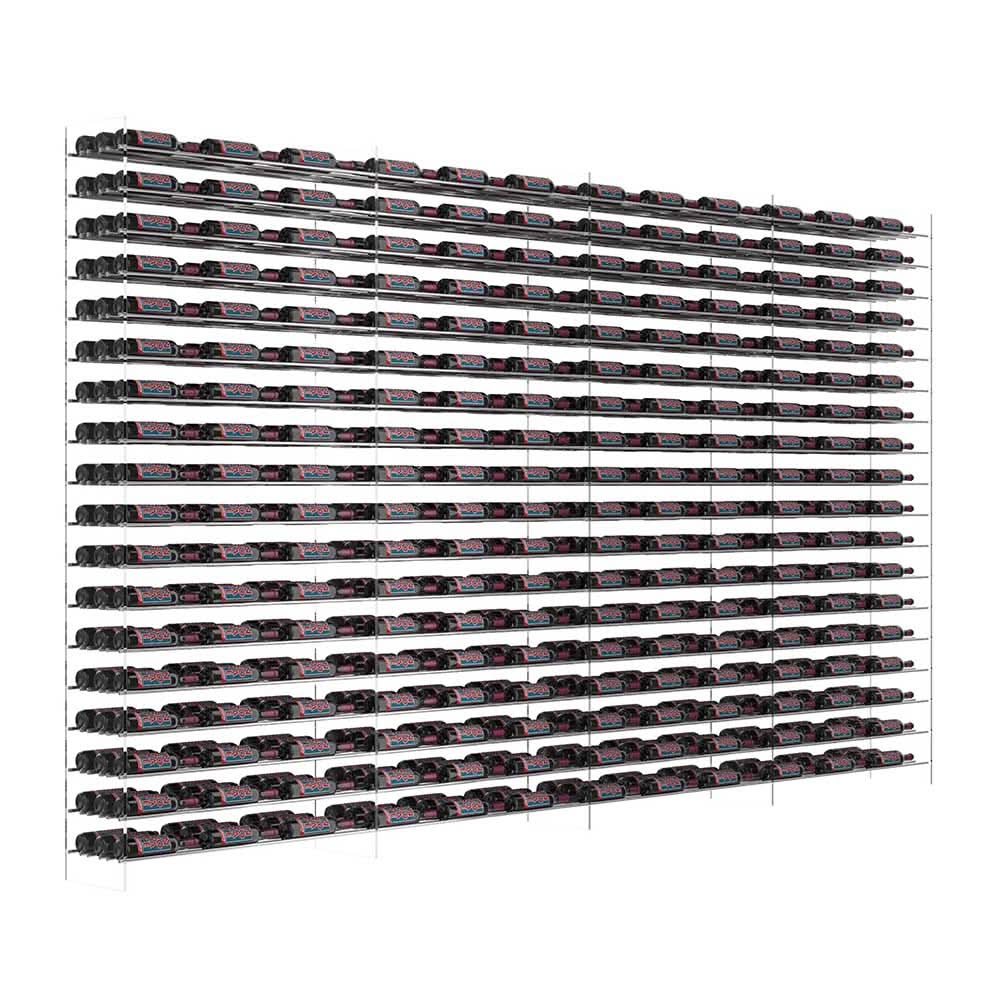 Evolution Wine Tower 92in Metal and Acrylic Wine Rack - Image 14