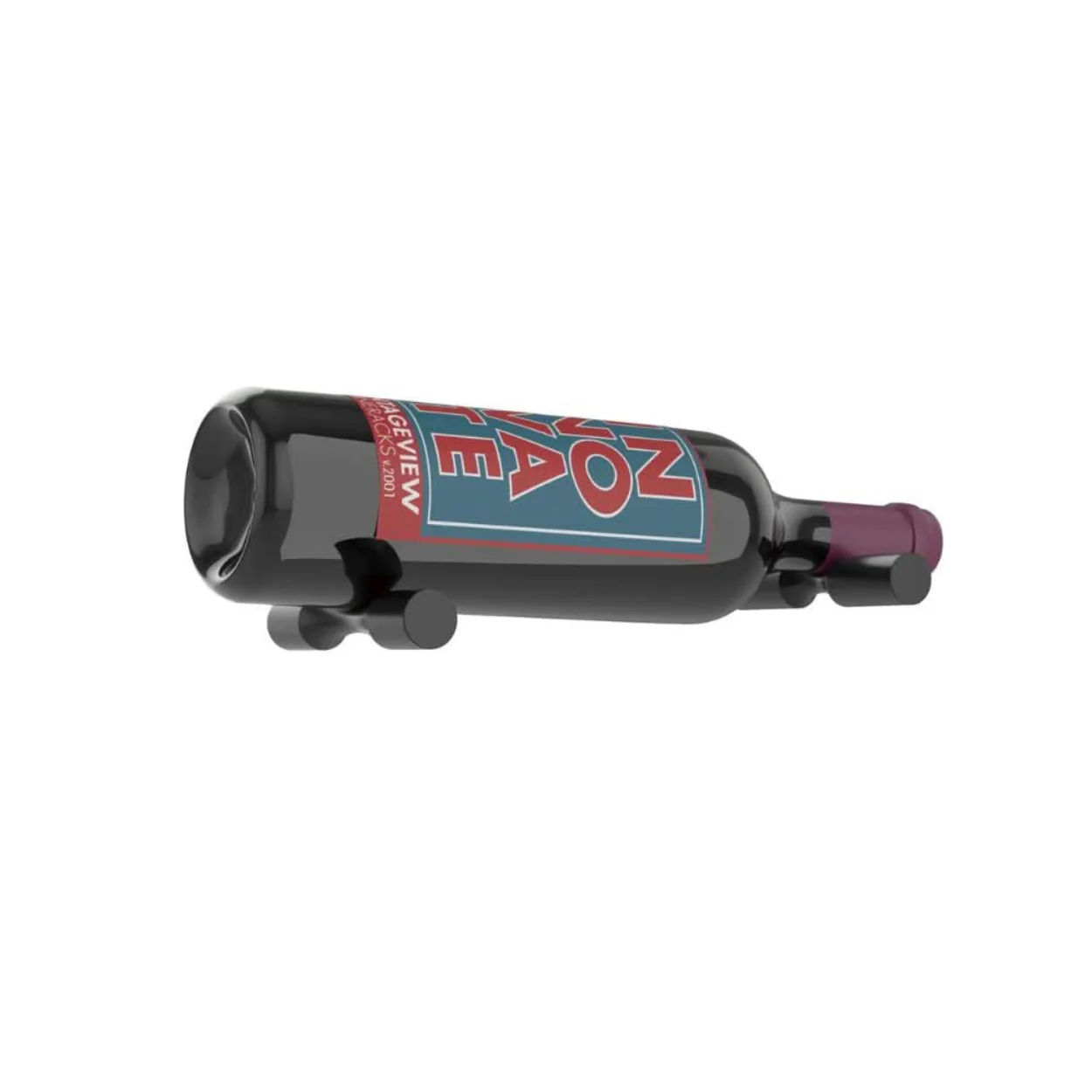 VintageView Vino Pins Single Bottle Wall Mounted Metal Wine Rack Peg - Image 6
