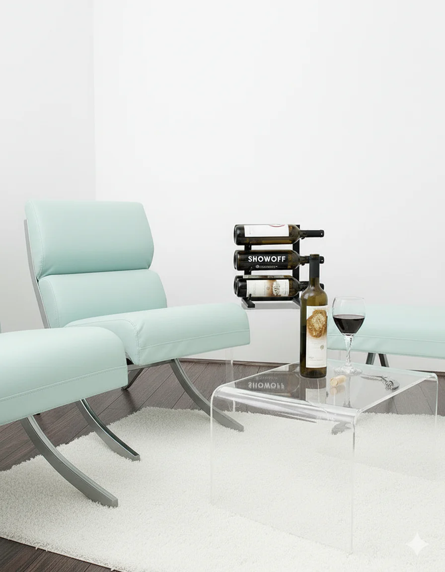W Series Mini Metal Table Top Wine Rack - Image 3