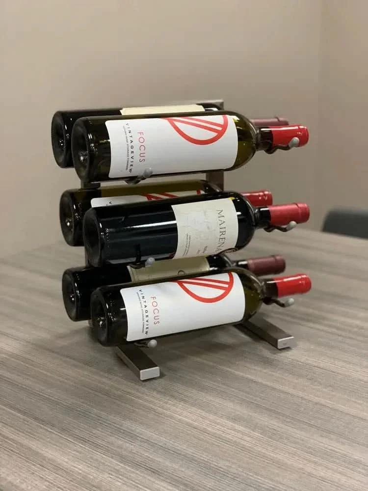 W Series Mini Metal Table Top Wine Rack - Image 4