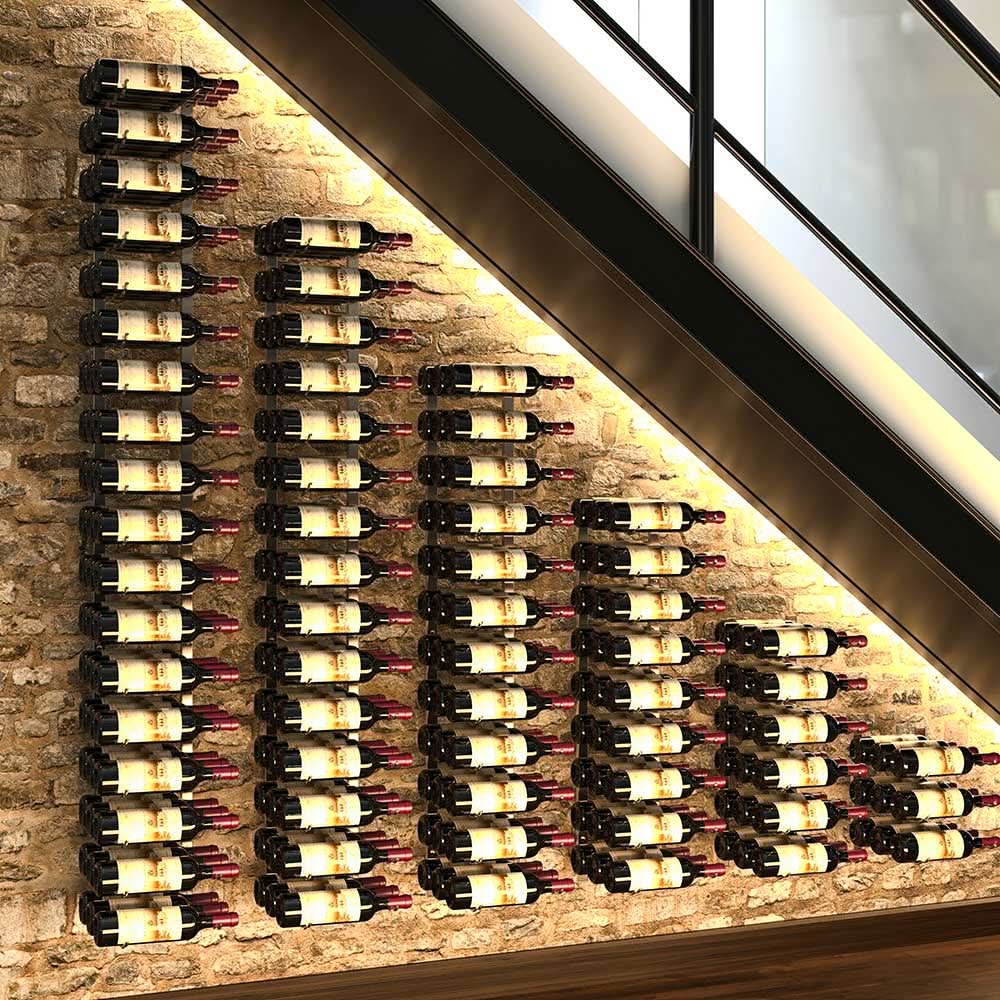 W Series Under the Stairs Wine Wall Kit Mounted Metal Wine Rack Kit - Image 3