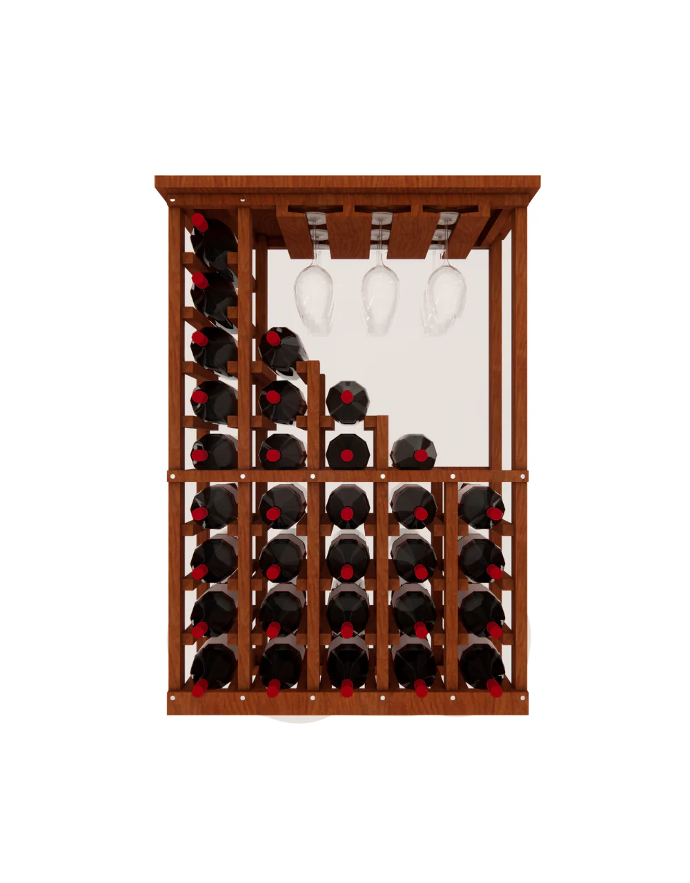 Wood Tabletop Wine Racks